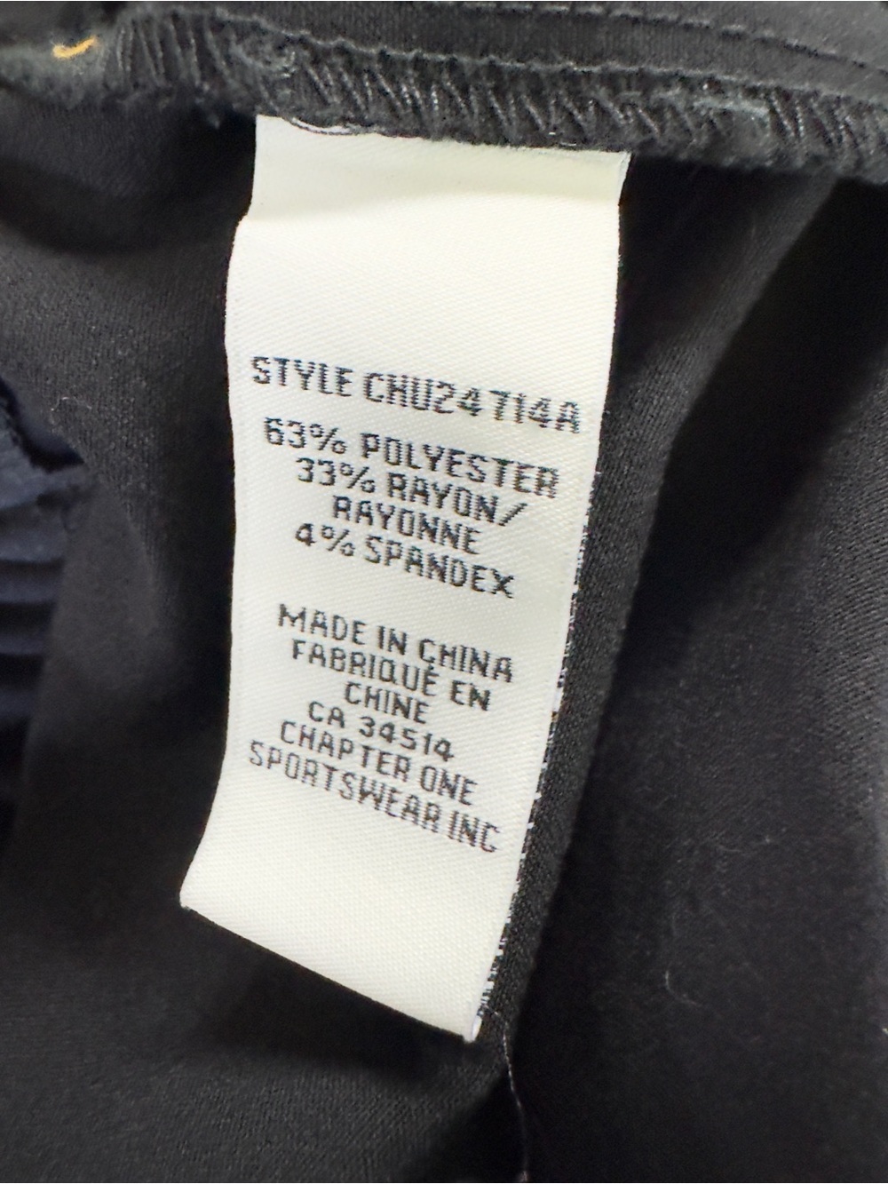 C by One Black Wide Leg Pull-On Career Pants Size M Elastic Back Waist - Picture 12 of 16